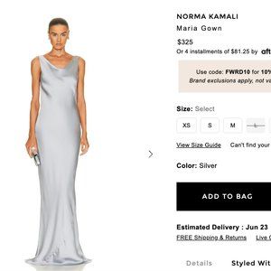 Norma Kamli Silver Dress